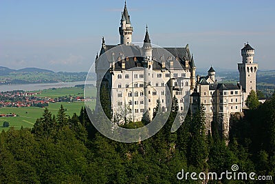 Neuschwanstein Castle Stock Photo