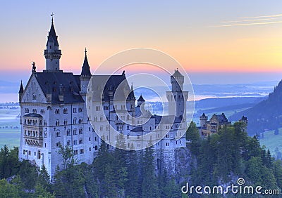 Neuschwanstein castle Stock Photo