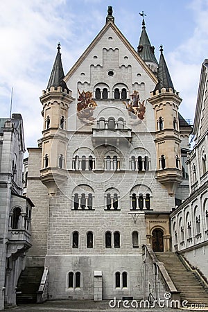 Neuschwanstein Castle Stock Photo