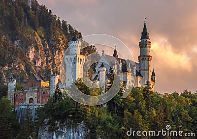 Neuschwanstein castle, Bavaria, Germany Stock Photo