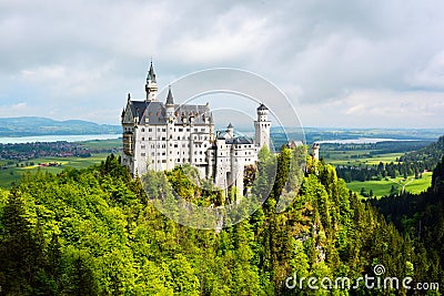 Neuschwanstein Castle Stock Photo