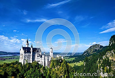 Neuschwanstein Castle Fussen Bavaria Germany Stock Photo