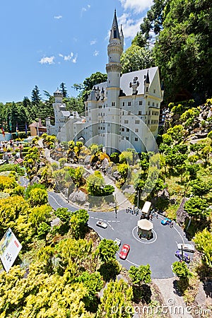 Neuschwanstein Castle Mini World Gramado Brazil Editorial Stock Photo