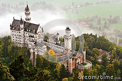 Neuschwanstein Castle Stock Photo