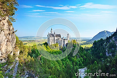 Neuschwanstein Castle Stock Photo