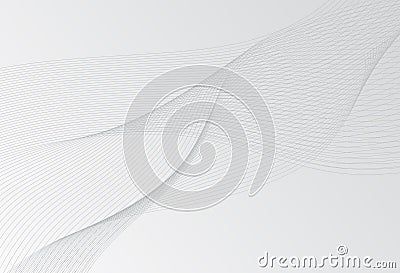 Neutral thin line wave texture or pattern with stripes Vector Illustration