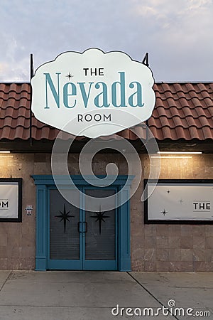 The Nevada Room jazz club, Las Vegas, Nevada Editorial Stock Photo