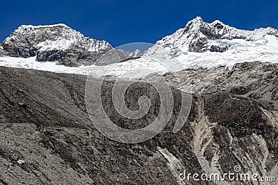 Nevado Pisco, at Huascaran National Park, Peru Stock Photo