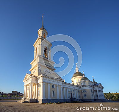 Nevjansk cathedral classicism style, Russia Stock Photo