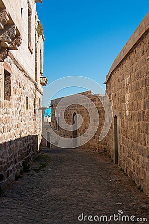 Uchisar streets Editorial Stock Photo