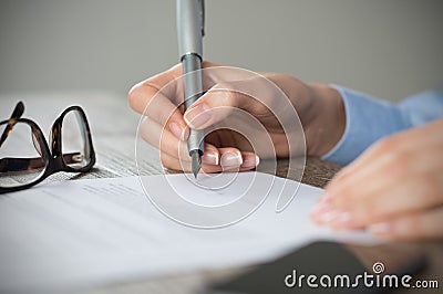 New agreement Stock Photo