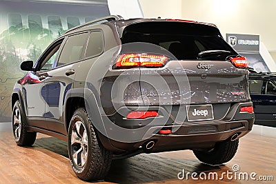 New american iconic suv at auto show Editorial Stock Photo