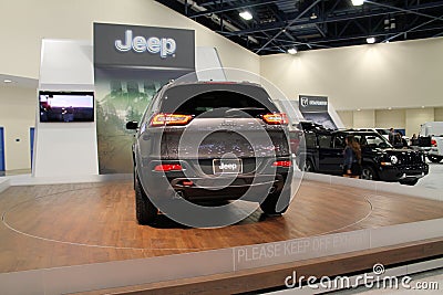 New american iconic suv at auto show Editorial Stock Photo
