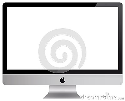 New Apple iMac Vector Illustration