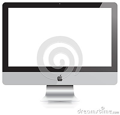 New Apple iMac Vector Illustration