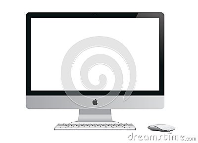 New Apple iMac Vector Illustration