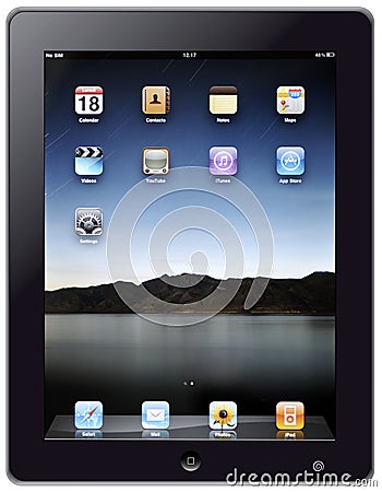 New Apple iPad Editorial Stock Photo