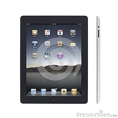 New Apple iPad2 Editorial Stock Photo