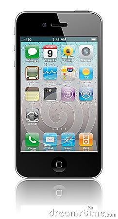 New Apple iPhone 4S Editorial Stock Photo