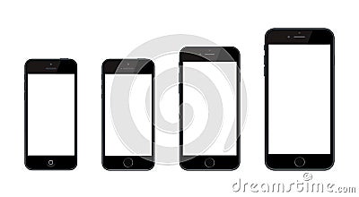 New Apple iPhone 6 and iPhone 8 Plus and iPhone 5 Editorial Stock Photo