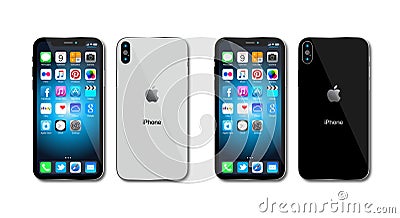 New Apple iPhone X 10 Editorial Stock Photo