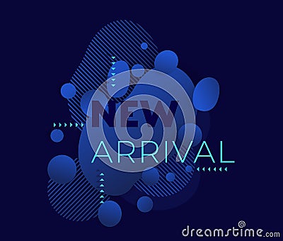 New arrival, vector banner design Vector Illustration