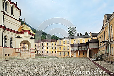 The New Athos male monastery Stock Photo