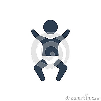 New Baby Icon Vector Illustration