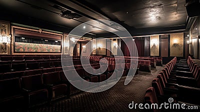 The New Beverly Cinema a beloved arthouse theater that screens classic and independent films created with Generative AI Stock Photo