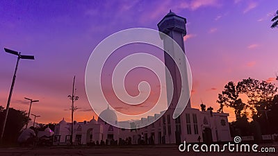 The New Big Mosque In The North Sumatera Stock Photo