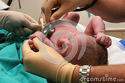 New born baby Stock Photo