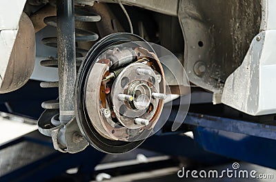 New brake pads Stock Photo