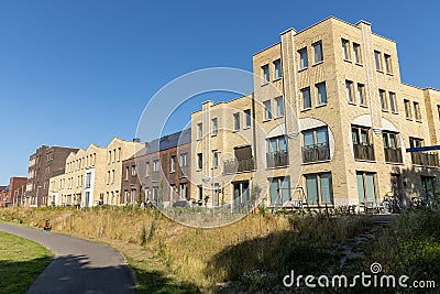 New build homes vinex district Leidsche Rijn Utrecht. New district with modern architecture. Stock Photo