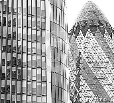 new building in london skyscraper financial district an Stock Photo