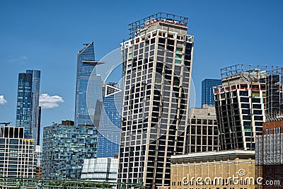 Like Pise Tower in Manhattan! Editorial Stock Photo