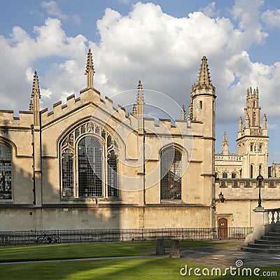 The New Building of Oxford Magdalen College, Editorial Stock Photo
