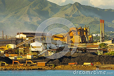 New Caledonia Nickel Mining Editorial Stock Photo