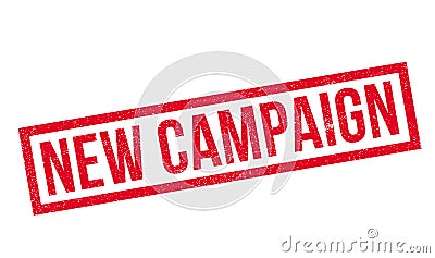 New Campaign rubber stamp Stock Photo