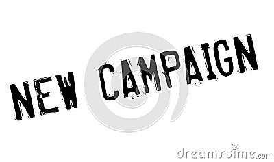 New Campaign rubber stamp Stock Photo