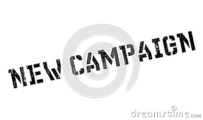 New Campaign rubber stamp Stock Photo