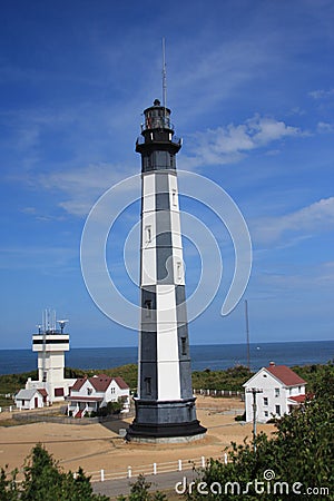 New Cape Henry Lighthouse Stock Photo