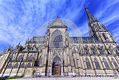 New Cathedral of the Immaculate Conception, Neuer Dom, Linz, Austria Stock Photo