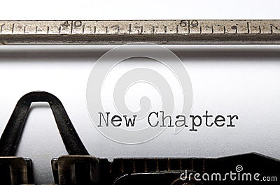 New chapter Stock Photo