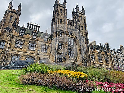 New College in The University of Edinburgh is one of the largest and most renowned centres for studies in Theology and Religious S Editorial Stock Photo