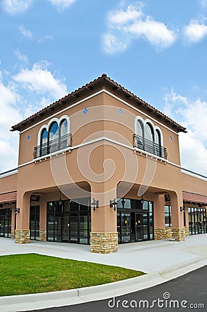 New Commercial Building Stock Photo