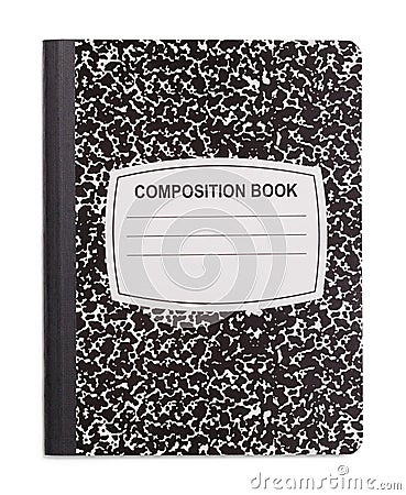 New Composition Book Stock Photo