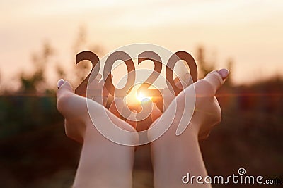 The new concept 2020 year Stock Photo