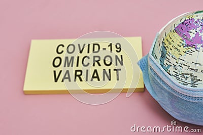 New coronavirus Omicron variant Stock Photo