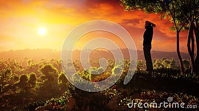 A New Day Of Hope Rises Stock Photo
