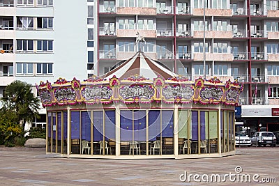 new district and houses (residential building) in Limoges Editorial Stock Photo